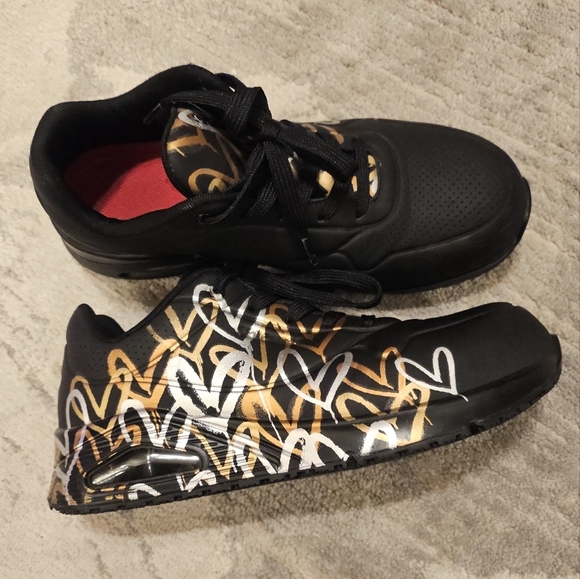 Skechers  Uno SR Full of Hearts Comp Safety Toe Work Shoe Women Size us10 - Picture 1 of 13